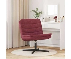 Fotelis Sukamasis krėslas Vyno raudona 63 x 75 x 76 cm audinys