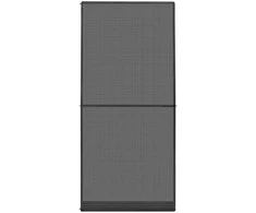 Sukamasis vabzdžių tinklas Antracito ir juoda 100 x 215 cm
