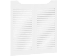Sukamosios durys 2 pcs Balta Pušies medienos masyvas