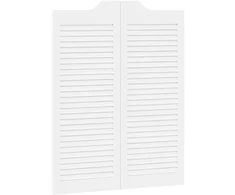 Sukamosios durys Balta 100 x 40 cm Pušies medienos masyvas