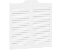 Sukamosios durys Balta 80 x 40 cm Pušies medienos masyvas
