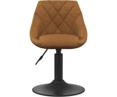Sukamosios valgomojo kėdės 2 pcs Ruda 46 x 44 x 77.5 cm