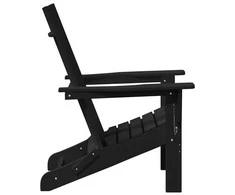 Sulankstoma Adirondack kėdė Juoda 80,5 x 74,5 x 92 cm HDPE