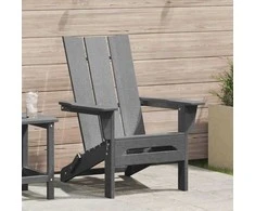 Sulankstoma Adirondack kėdė Šviesiai pilka 80,5 x 74,5 x 92 cm
