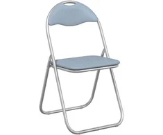 Sulankstoma kėdė 8 pcs Pilka 48 x 43,5 x 81 cm Dirbtinė oda