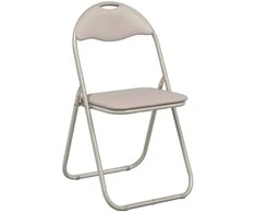 Sulankstoma kėdė 8 pcs Smėlio 48 x 43,5 x 81 cm Dirbtinė oda