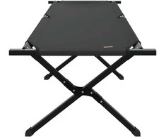 Sulankstoma Kempingo Lova Juoda 193 x 69 x 45 cm