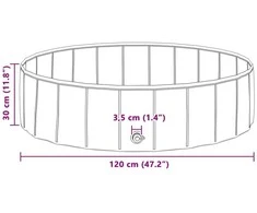 Vaikų plaukimo baseinas Mėlyna Ø 120 x 30 cm