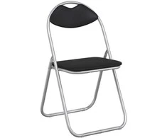 Sulankstoma kėdė 8 pcs Juoda ir pilka 48 x 43,5 x 81 cm