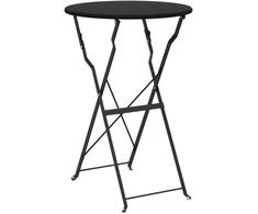 Bistro stalas Antracitas Ø 50 x 71 cm Miltelinis plienas