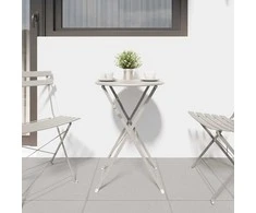 Bistro stalas Smėlio Ø 50 x 71 cm Miltelinis plienas
