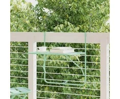 Kabantis balkono stalas Mėtinė žalia 60 x 39 x 65 cm Plienas