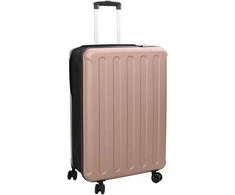 Lagaminas rožinis auksas 50 x 30 x 76 cm ABS plastikas