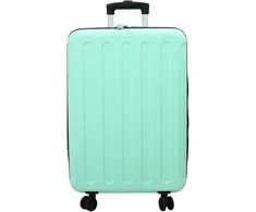 Lagaminas su užraktu Mėtų žalia 43 x 27 x 66 cm ABS plastikas