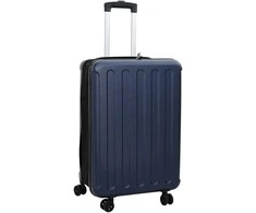 Lagaminas su užraktu Tamsi mėlyna 43 x 27 x 66 cm ABS plastikas
