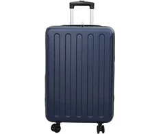 Lagaminas su užraktu Tamsi mėlyna 43 x 27 x 66 cm ABS plastikas