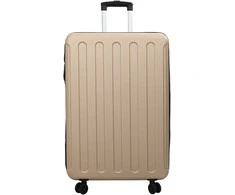 Lagaminas su užraktu šampano 50 x 30 x 76 cm ABS plastikas