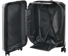 Lagaminas su užraktu Sidabro 34 x 23 x 55.5 cm ABS plastikas