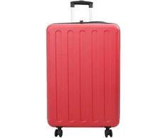 Lagaminas su užraktu Raudona 50 x 30 x 76 cm ABS plastikas
