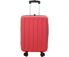 Lagaminas su užraktu Raudona 43 x 27 x 66 cm ABS plastikas