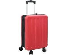 Lagaminas su užraktu Raudona 43 x 27 x 66 cm ABS plastikas