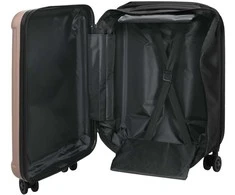 Lagaminas rožinis auksas 34 x 23 x 55.5 cm ABS plastikas