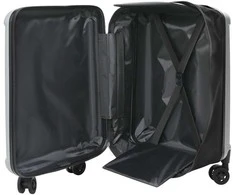 Lagaminas su užraktu Sidabro 43 x 27 x 66 cm ABS plastikas
