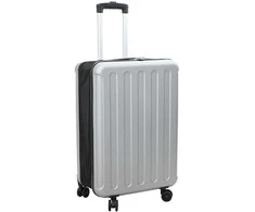 Lagaminas su užraktu Sidabro 43 x 27 x 66 cm ABS plastikas