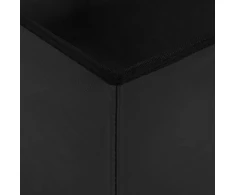 Sulankstomas saugojimo suolas Juoda 180 kg 80 L 77 x 38 x 38 cm