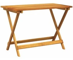 Sulankstomas sodo stalas, 90x52,5x65cm, akacijos masyvas