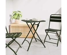 Bistro stalas Tamsiai žalia 55 x 55 x 72,5 cm