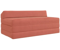 Sulankstomas Sofa-Lovas Čiužinys Raudona oranžinė