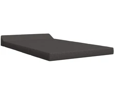 Sulankstomas Sofa-Lovas Čiužinys Tamsiai pilka 120 x 60 x 49 cm