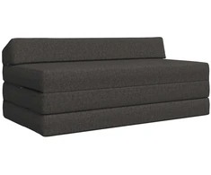 Sulankstomas Sofa-Lovas Čiužinys Tamsiai pilka 120 x 60 x 49 cm