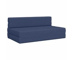Sulankstomas Sofa-Lovas Čiužinys Mėlyna 152 x 86,5 x 60 cm