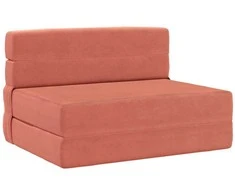 Sofa Sulankstomas Sofos Lova Raudona oranžinė 70 x 80 x 60 cm