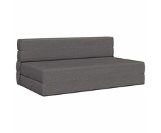 Sofa Sulankstomas Sofos Lova Šviesiai pilka 152 x 86,5 x 60 cm