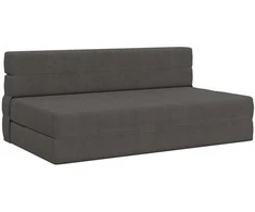 Sofa Sulankstomas Sofos Lova Tamsiai pilka 152 x 86,5 x 60 cm