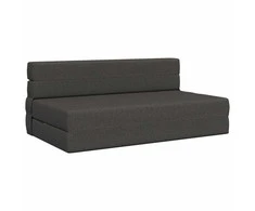 Sofa Sulankstomas Sofos Lova Tamsiai pilka 152 x 86,5 x 60 cm