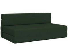 Sofa Sulankstomas Sofos Lova Tamsiai žalia 152 x 86,5 x 60 cm