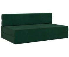 Sofa Sulankstomas Sofos Lova Tamsiai žalia 152 x 86,5 x 60 cm