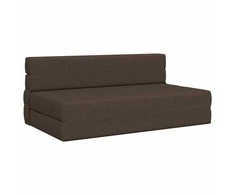 Sofa Sulankstomas Sofos Lova Taupe 152 x 86,5 x 60 cm Audinys