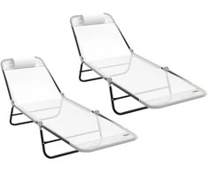 Sulankstomas gultas 2 pcs Kreminė 182 x 55 x 85,5 cm