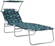 Saulės gultas 2 pcs Žalia 58 x 188 x 77 cm Poliesteris