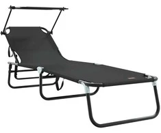 Sulankstomas gultas 2 pcs Juoda 190 x 57 x 81 cm Oksfordas