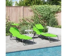 Sulankstomas gultas 2 pcs Žalia 190 x 57 x 81 cm Oksfordas