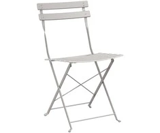 Sodo sulankstoma kėdė 2 pcs Smėlio 42 x 46 x 82cm metalas