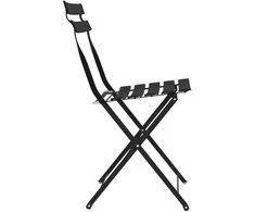Sodo sulankstoma kėdė 2 pcs Antracitas 42 x 46 x 82cm metalas