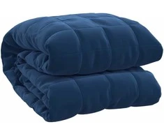 Sunki antklodė, mėlynos spalvos, 220x230cm, audinys, 15kg