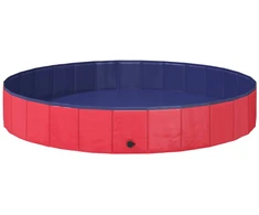 Šunų baseinas Raudona Ø200 x 30 cm Storas PVC